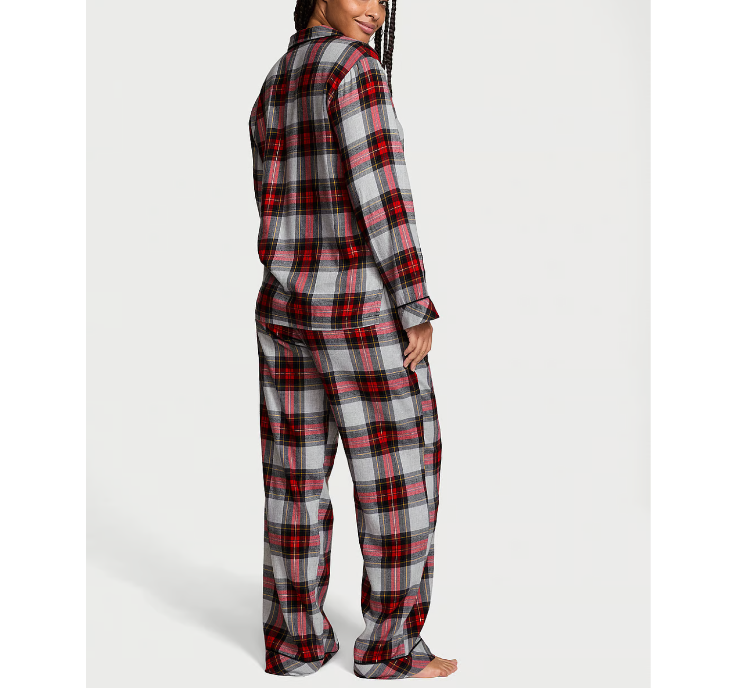 Піжама Flannel Long Pajama Set Plaid