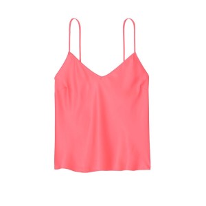 Сатиновая пижама Victoria’s Secret satin Pj Set neon pink