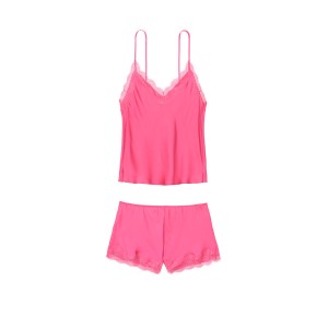 Сатиновая пижама Victoria’s Secret satin Pj Set dusk pink