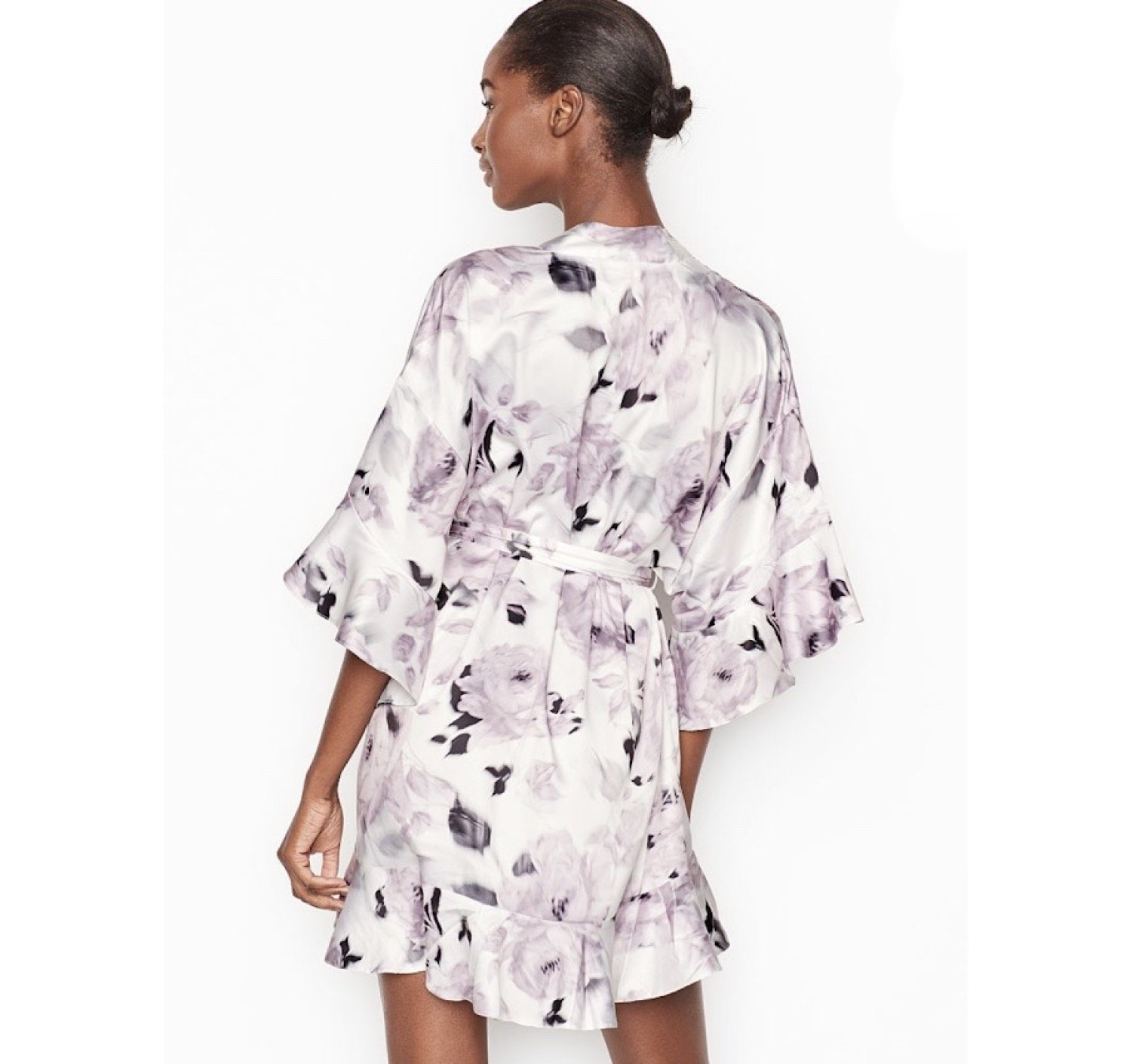 Халат Victoria Secret Satin Print Roses