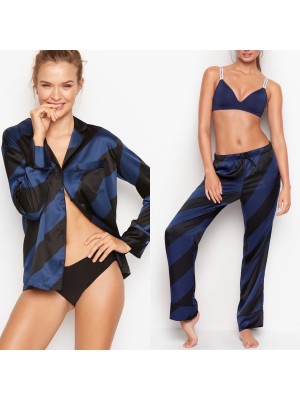 Пижама Victoria’s Secret Satin PJ Set Long