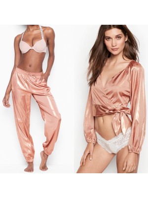 Пижама Victoria’s Secret The Satin PJ Set Long