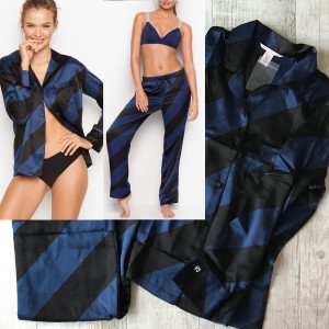 Пижама Victoria’s Secret Satin PJ Set Long