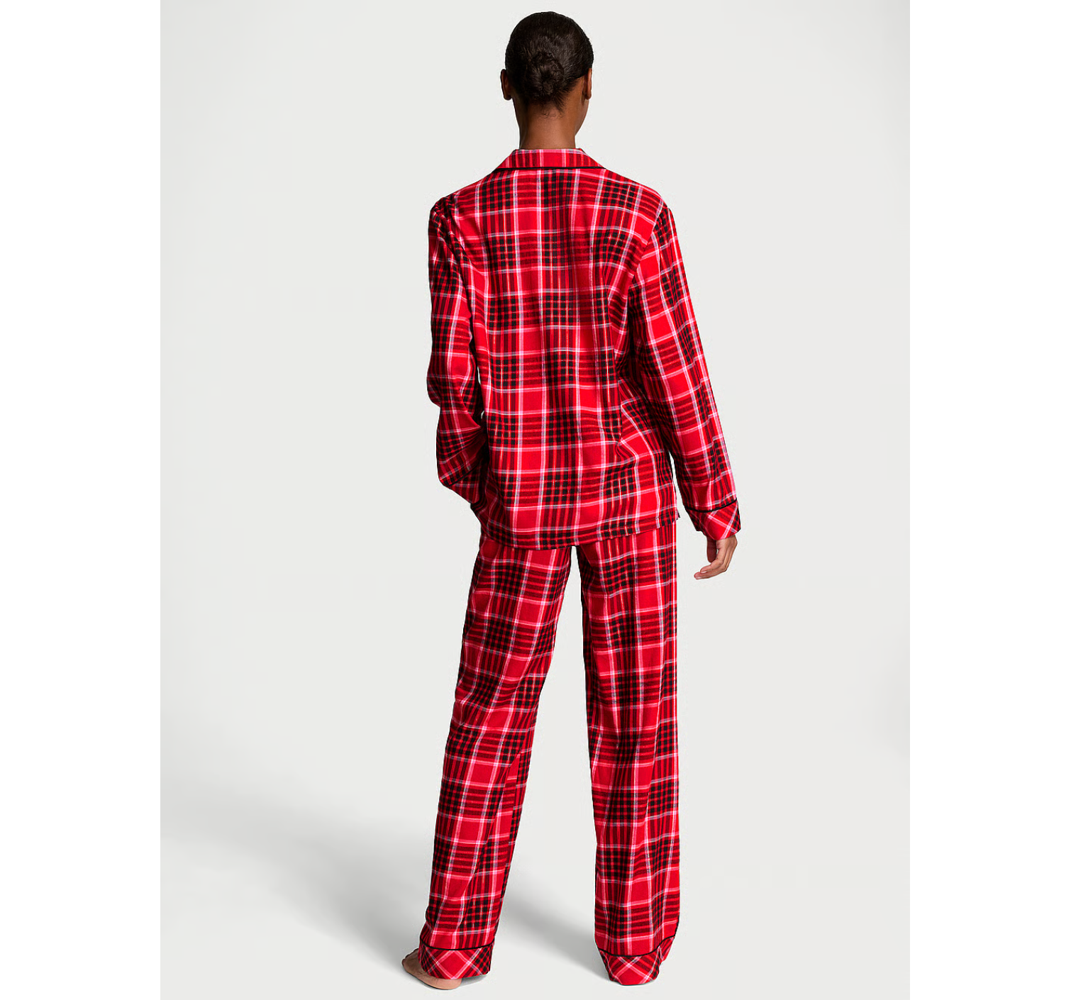 Пижама Flannel Long Pajama Set Lipstick Lovely Plaid