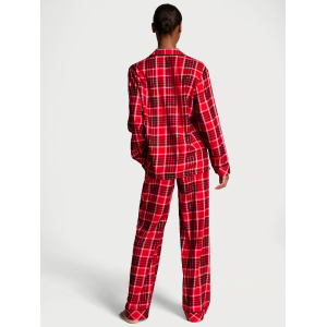 Пижама Flannel Long Pajama Set Lipstick Lovely Plaid