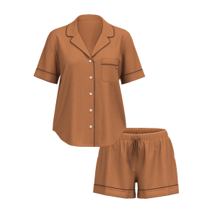 Пижама Modal Short Pajama Set Toffee