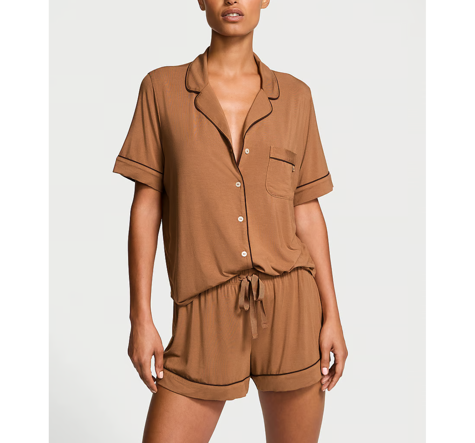 Пижама Modal Short Pajama Set Toffee