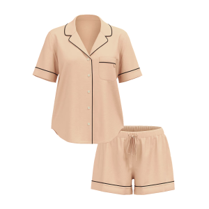 Пижама Modal Soft Short Pajama Set Beige