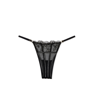 Трусики Midnight Affair Embroidery Brazilian Panty Black