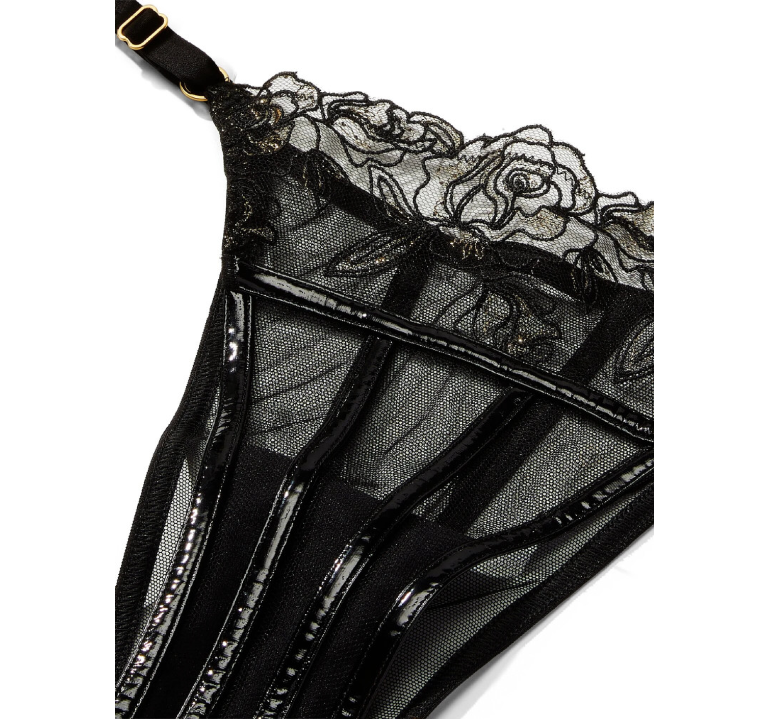 Трусики Midnight Affair Embroidery Brazilian Panty Black