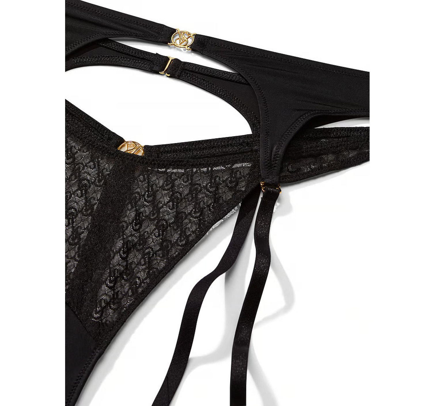 Комплект білизни Victoria's Secret Push-Up Demi Bra Black Set