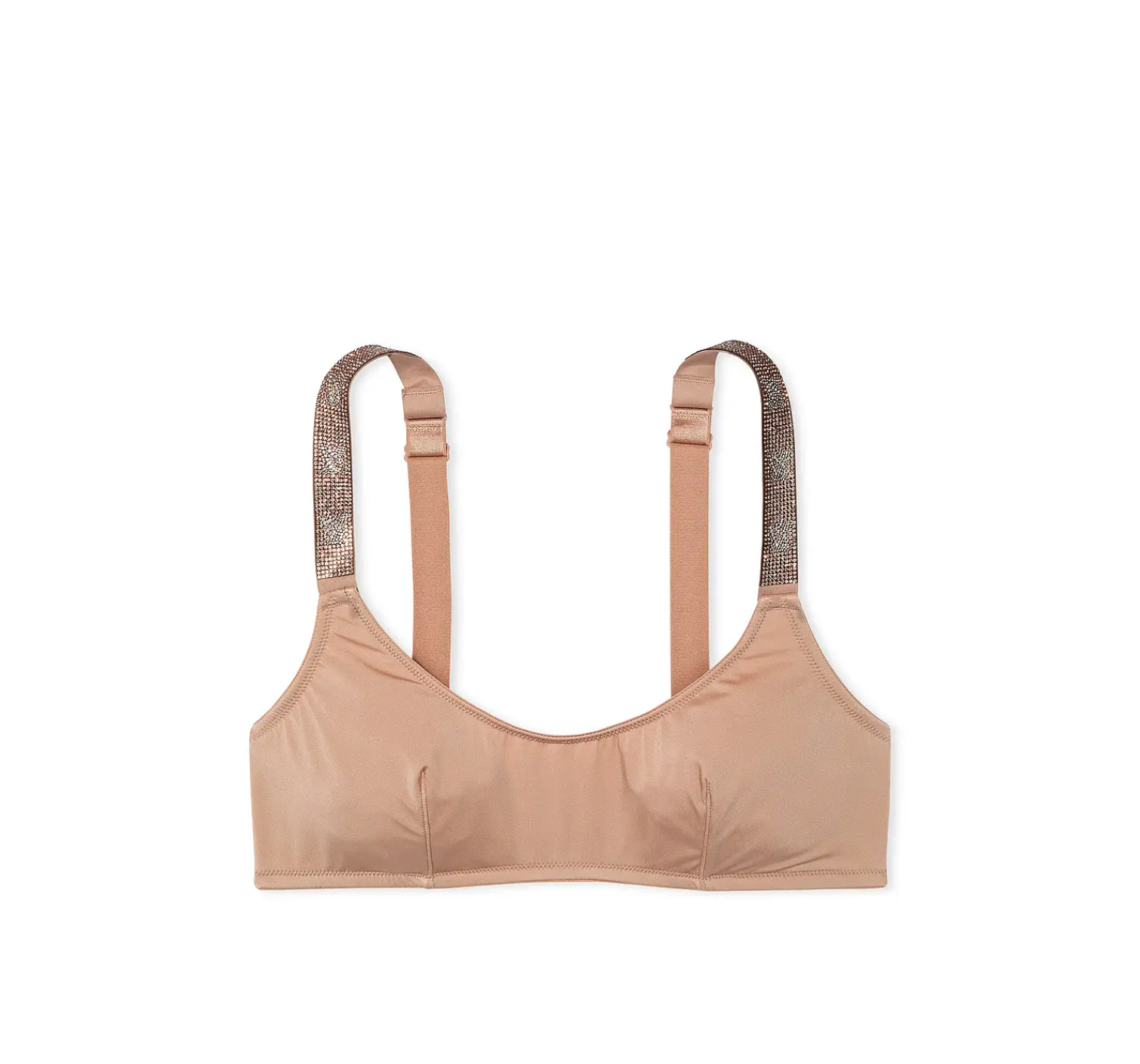 Комплект белья Shine Strap Scoop Bralette Set Praline