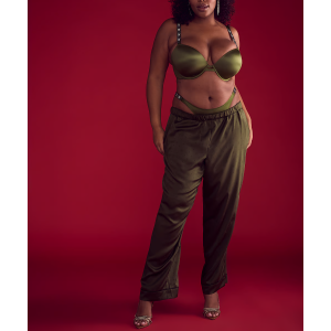 Трусики Shine Strap Brazilian Panty Woodland Green
