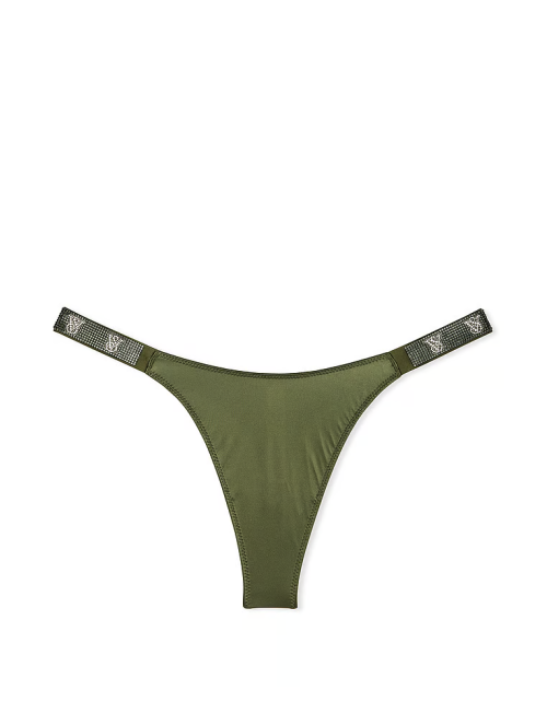 Трусики Shine Strap Thong Panty Woodland Green