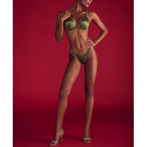Трусики Shine Strap Thong Panty Woodland Green