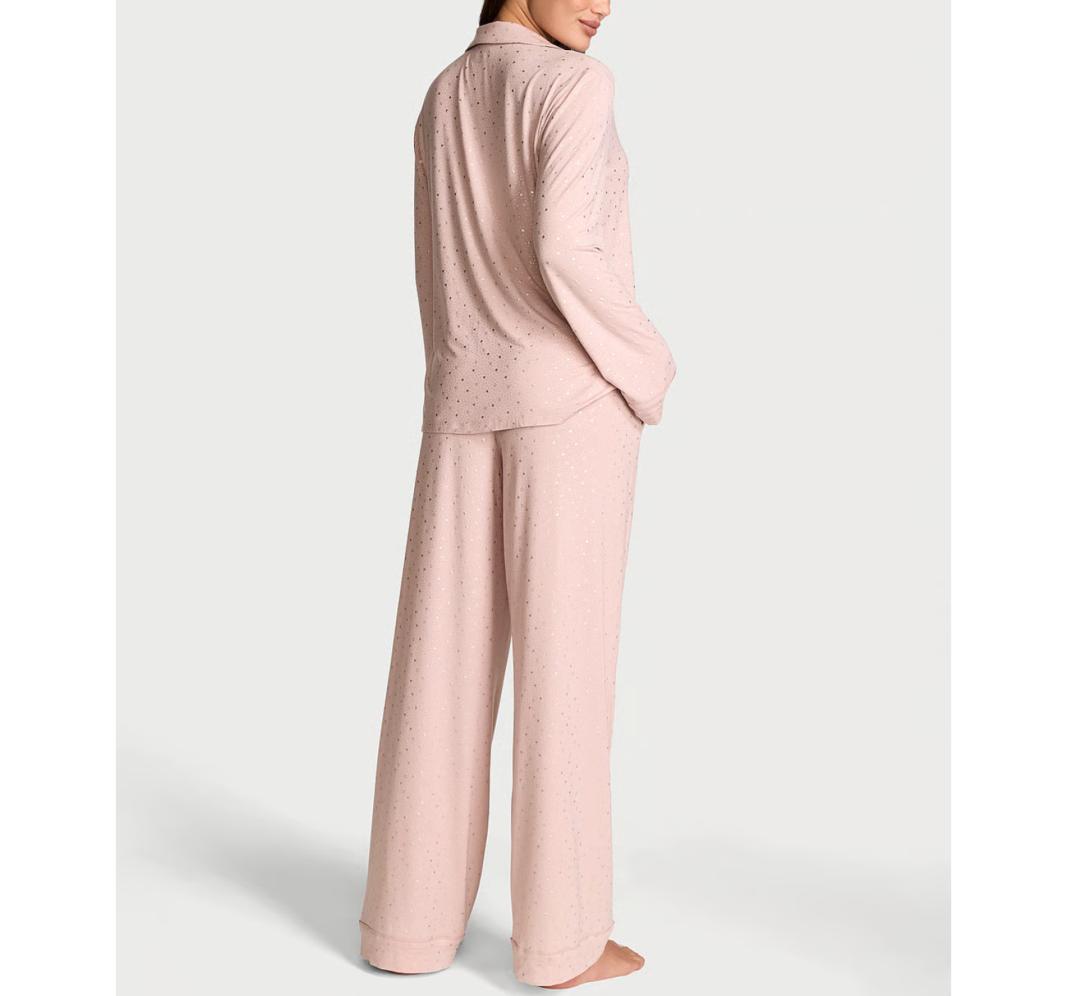 Піжама Modal Soft Long Pajama Set Pink Shimmer