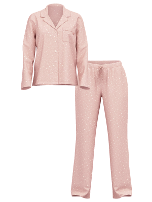 Піжама Modal Soft Long Pajama Set Pink Shimmer