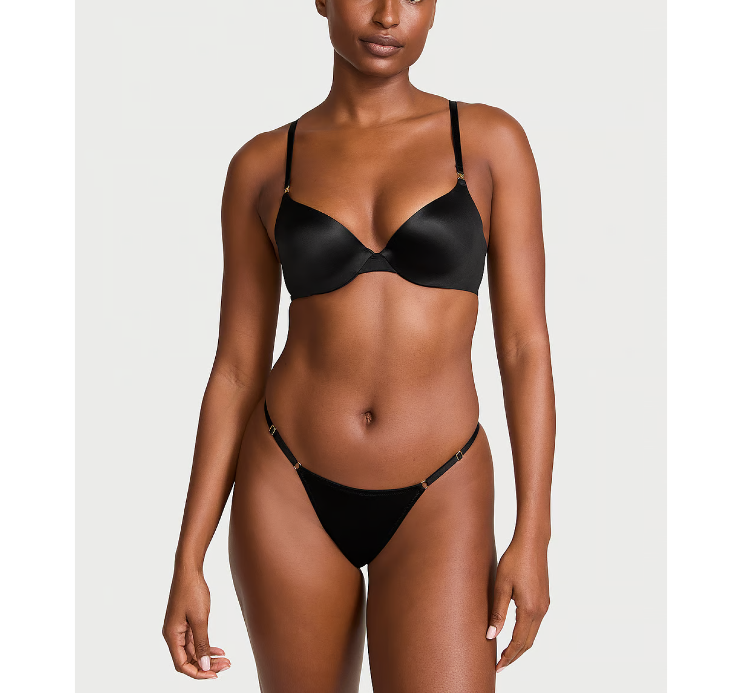 Комплект білизни Icon by Victoria's Secret Smooth Push-Up Demi Bra Set