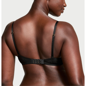 Комплект білизни Bombshell Add-2-Cups Rose Lace Push-Up Bra Set Black