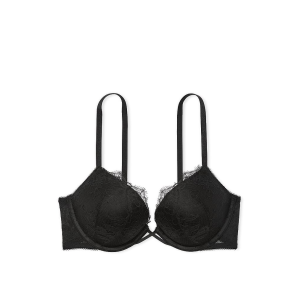 Бюстгальтер Bombshell Add-2-Cups Rose Lace Push-Up Bra Black