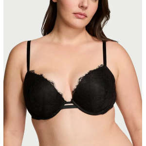 Бюстгальтер Rose Lace Push-Up Bra Black