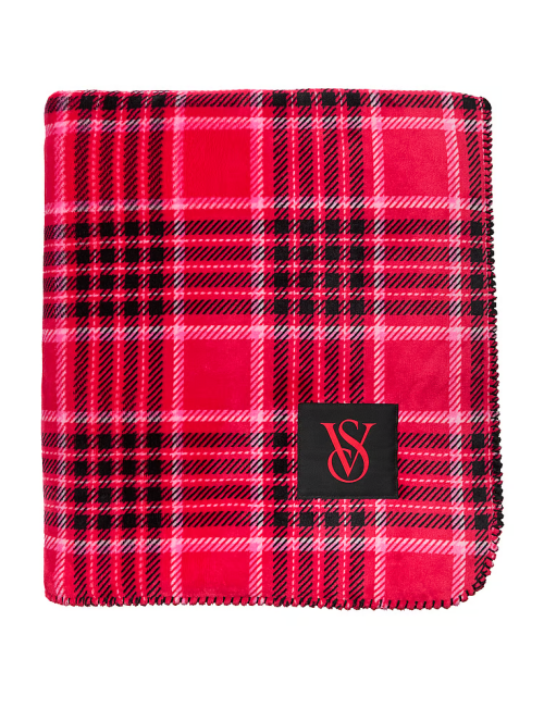 Плед Cozy Plush Blanket Red Plaid
