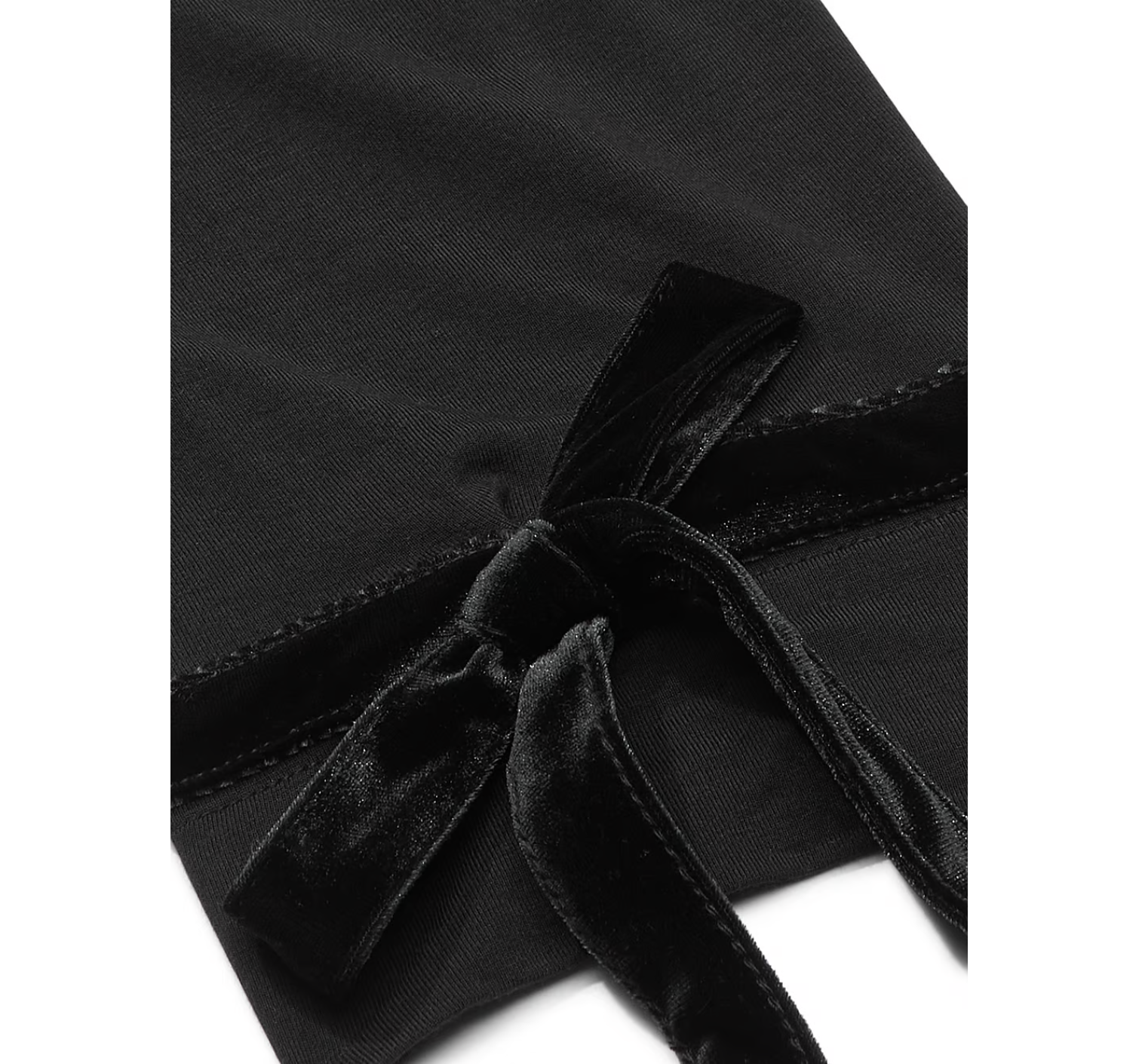 Пижама Modal Soft Velvet-Trim Long Pajama Set Black