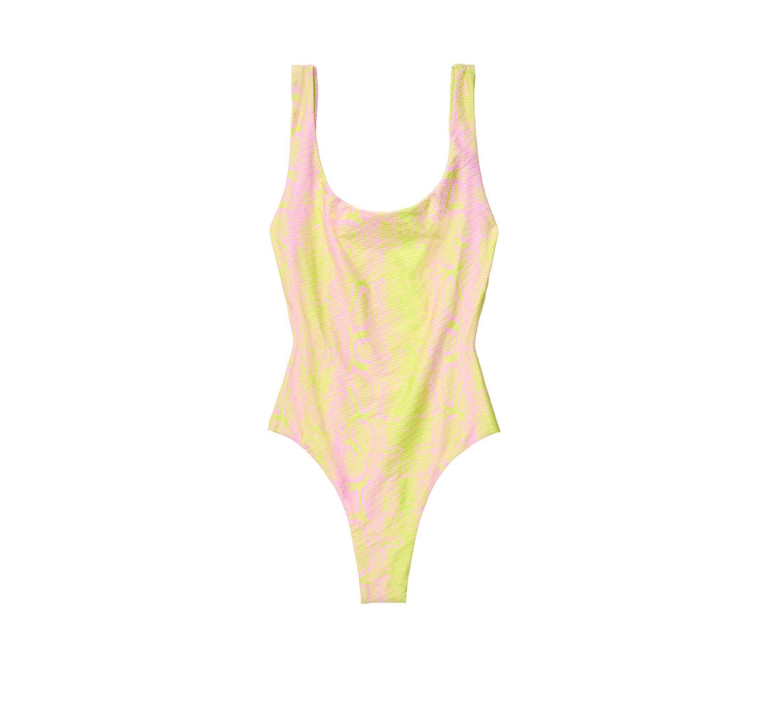 Купальник монокини Victoria’s Secret PINK One-Piece High Leg SOFT LIME