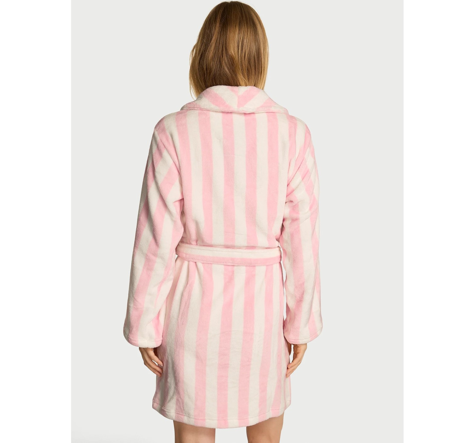 Плюшевий халат Short Cozy Robe Iconic Stripe