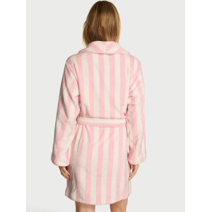 Плюшевий халат Short Cozy Robe Iconic Stripe
