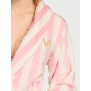 Плюшевий халат Short Cozy Robe Iconic Stripe