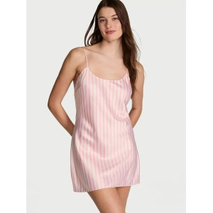 Сатиновий пеньюар Victoria's Secret Satin Slip Heritage Stripe