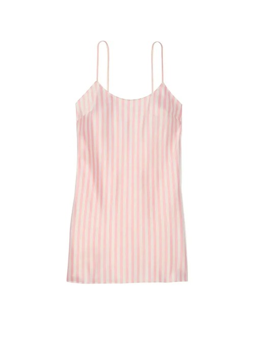 Сатиновый пеньюар Victoria's Secret Satin Slip Heritage Stripe