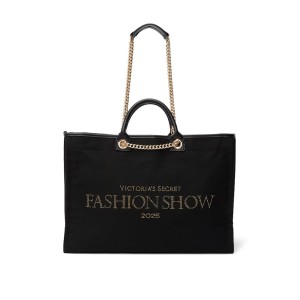 Сумка Backstage Double Handle Tote Black Gold Rhinestone