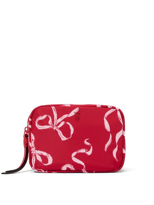 Косметичка Victoria's Secret Lipstick Red Bows Travel Makeup Bag