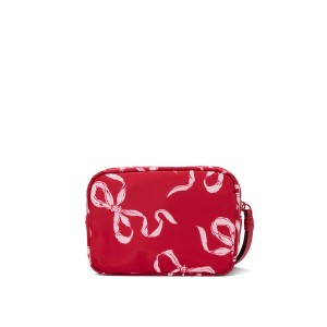 Косметичка Victoria's Secret Lipstick Red Bows Travel Makeup Bag