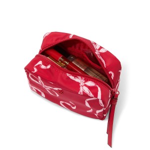 Косметичка Victoria's Secret Lipstick Red Bows Travel Makeup Bag