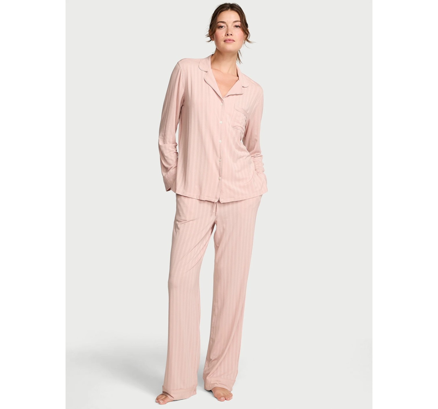 Пижама Ultra-Fine Modal Long Pajama Set Bare All
