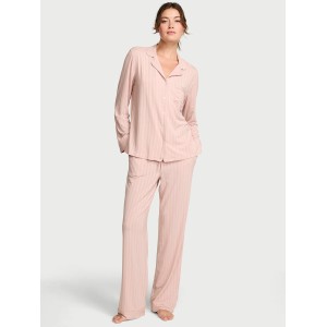 Пижама Ultra-Fine Modal Long Pajama Set Bare All