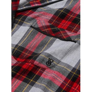 Піжама Flannel Long Pajama Set Plaid Print