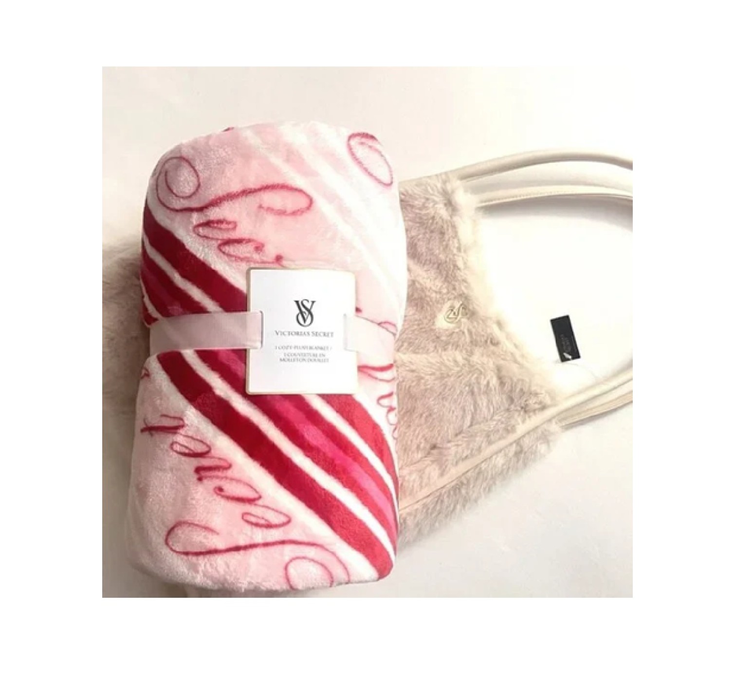 Набір Сумка та Плед Faux Fur Tote Bag & Fleece Blanket Limited Edition