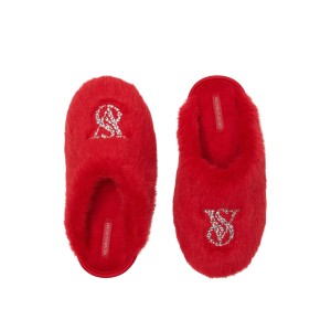 Домашні капці Luxe Plush Closed-Toe Slippers Lipstick
