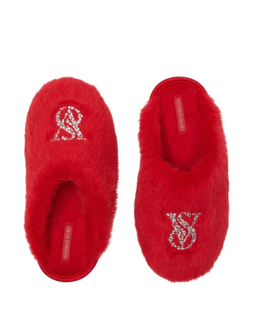 Домашні капці Luxe Plush Closed-Toe Slippers Lipstick