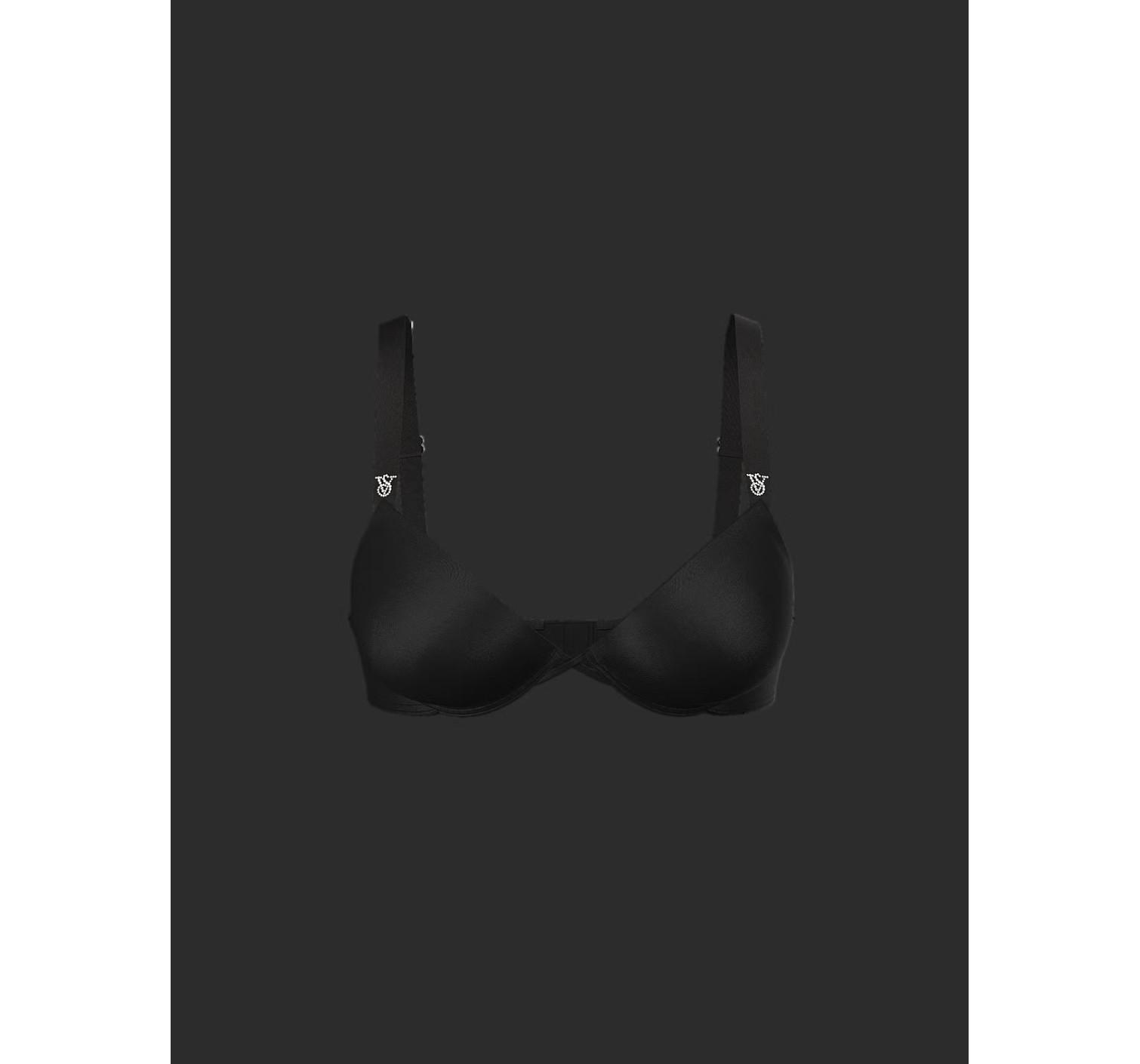 Комплект білизни Victoria's Secret Black Angel Shine Strap Push-Up Bra Set