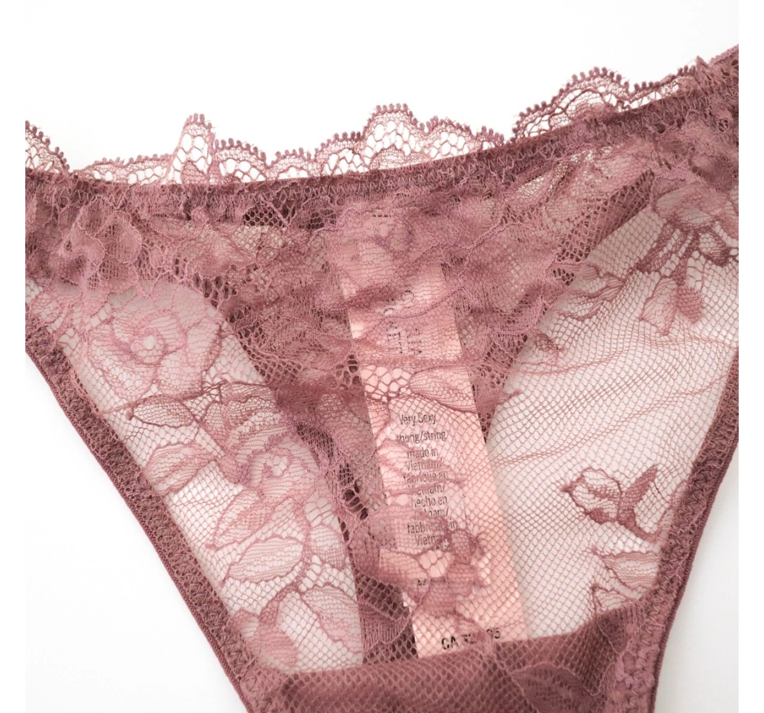 Трусики Victoria's Secret Very Sexy Sunset Ombre Shine Strap Lace Thong Panty