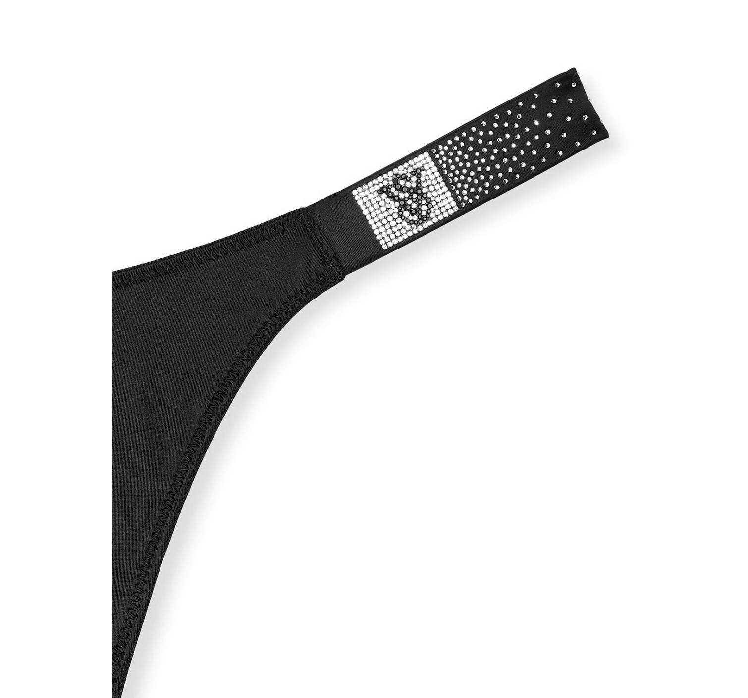 Комплект білизни Victoria's Secret Black Angel Shine Strap Push-Up Bra Set