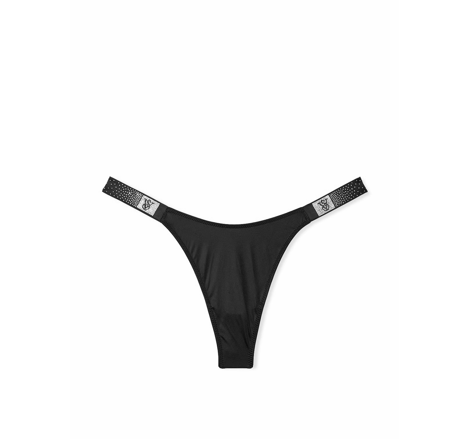 Комплект білизни Victoria's Secret Black Angel Shine Strap Push-Up Bra Set