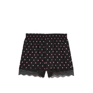 Піжама Victoria's Secret Cotton Short Cami PJ Set Pink Dot &amp; Lace