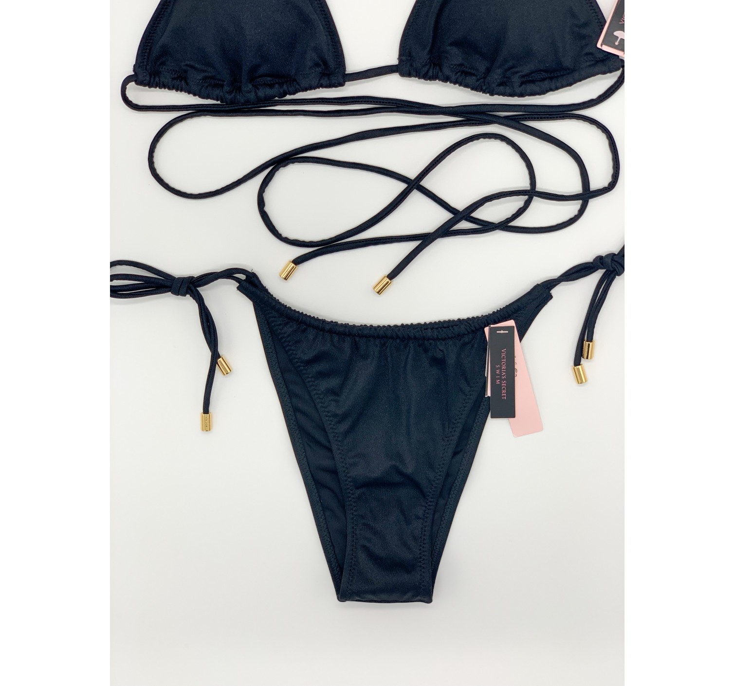 Купальник Виктория Сикрет Triangle Strappy black