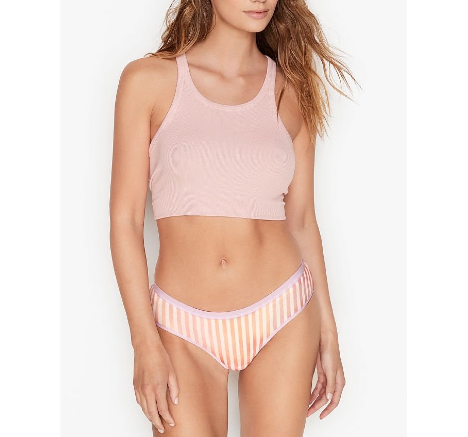 Трусики VS Cotton Hiphugger Panty Stripes print